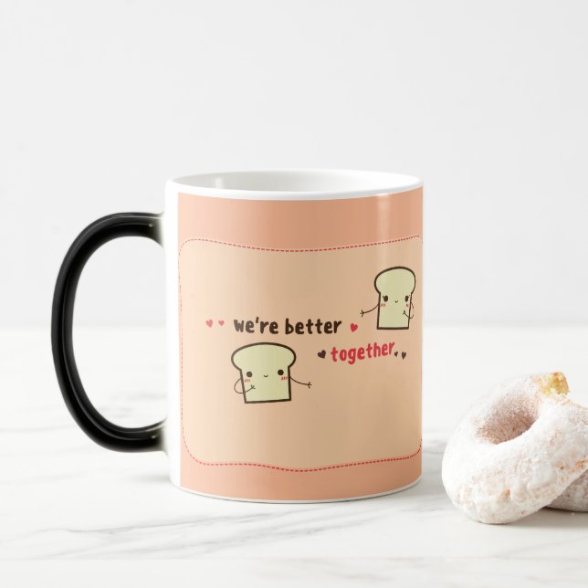 Taza Mágica Mug - Un regalo perfecto para tu ser querido (Con donut)