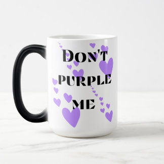 Taza Mágica Mugre amorosa del corazón púrpura