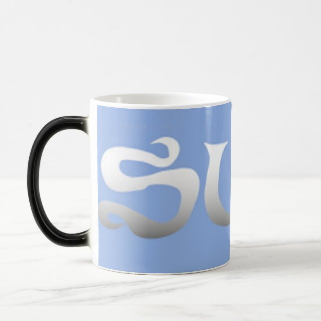 Taza Mágica Mugre azul surf (Izquierda)