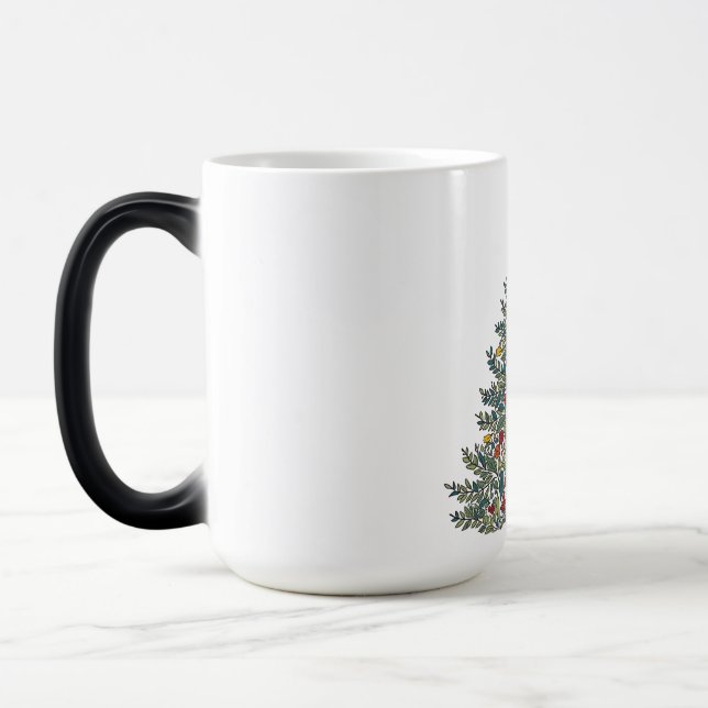 Taza Mágica Mugre de árbol de Navidad (Izquierda)