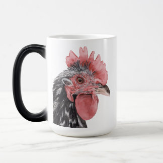 Taza Mágica Mugre de color de agua negrita negro