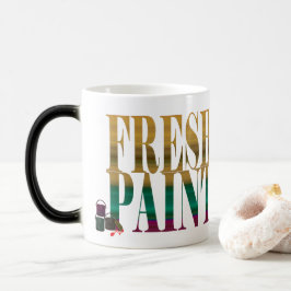 Taza Mágica Mugre de pintura fresca
