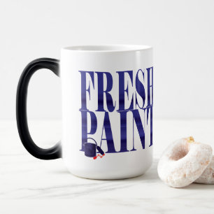 Taza Mágica Mugre de pintura fresca