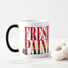 Taza Mágica Mugre de pintura fresca