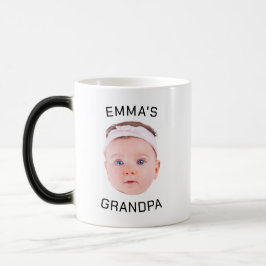 Taza Mágica Mugre de regalo del abuelo, cara del bebé Personal