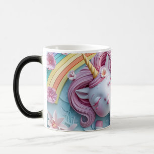 Taza Mágica Mugre de Unicornio durmiente en ​ 3D