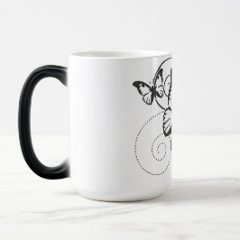 Taza Mágica Mugre mariposa elegante