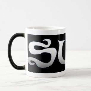 Taza Mágica Mugre negra de Surf