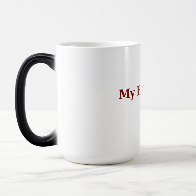 Taza Mágica MugRomantic Couple Mug - Un regalo a juego (Izquierda)