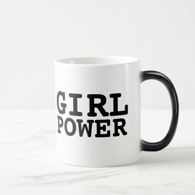 Taza Mágica MUGS DE CAFÉ DE PODER chica (Derecha)