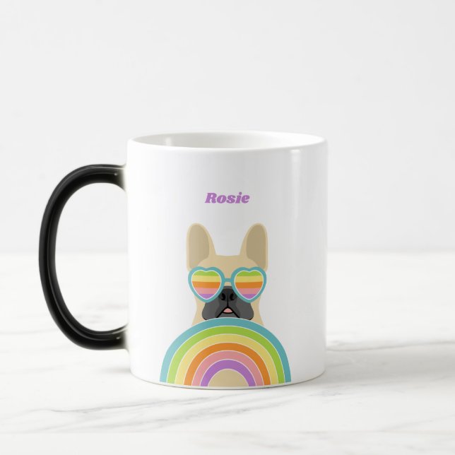 Taza Mágica Mugs del Bulldog francés (Izquierda)