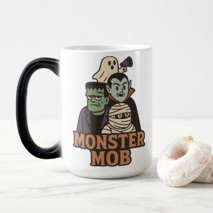 Taza Mágica Multitud de Monstruos Frankenstein Vampiro Momia F