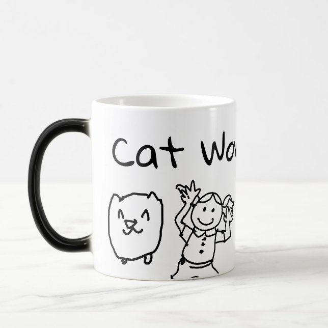Taza Mágica mundo del gato (Izquierda)