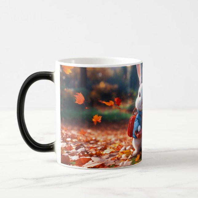 Taza Mágica "Muñecas conejitas: Mug de conejo caprichoso" (Izquierda)