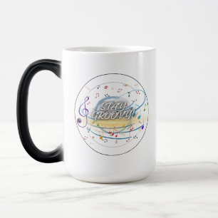 Taza Mágica Musical Notes Mug - Music Lover Coffee Cup