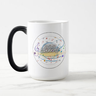 Taza Mágica Musical Notes Mug - Music Lover Coffee Cup