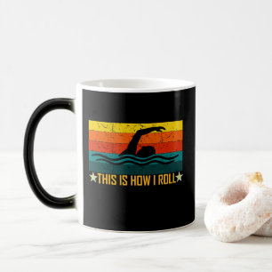 Taza Mágica Nadar Así es como Ruedo Divertido