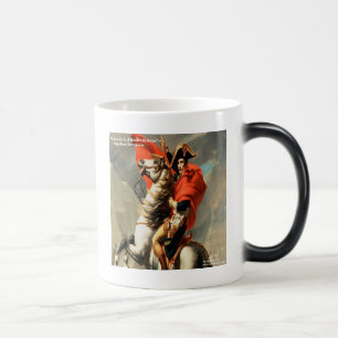 Taza Mágica Napoleón y cita del "Líder"