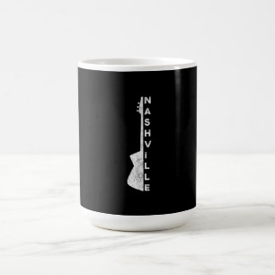 Taza Mágica Nashville Guitar Country Music Avers Gifts