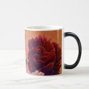 Taza Mágica Naturaleza muerta con pintura de peonías