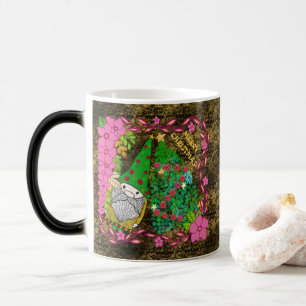 TAZA MÁGICA NAVIDAD FEROSA PERSONALIZADA CON ÁRBOL DE GNOME XM