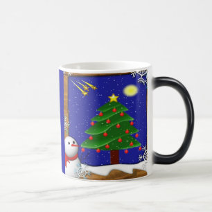 Taza Mágica Navidades azules Mug
