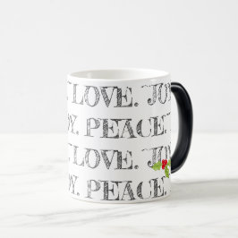 Taza Mágica Navidades de la Alegría por la Paz Holly Festivida