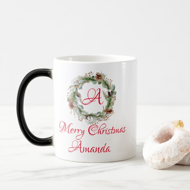 Taza Mágica Navidades de las hojas sagradas (Con donut)
