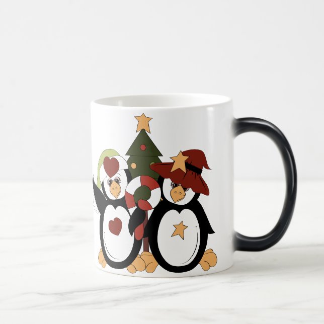 Taza Mágica Navidades del Pingüino Gift Mug (Derecha)