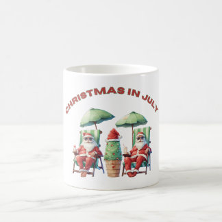 Taza Mágica Navidades en julio de diverny Beach Santa's Vacati