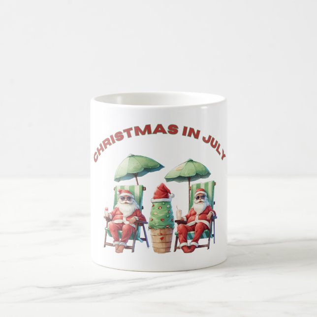 Taza Mágica Navidades en julio de diverny Beach Santa's Vacati (Centro)