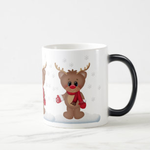 Taza Mágica Navidades Holiday Reindeer morphing mug