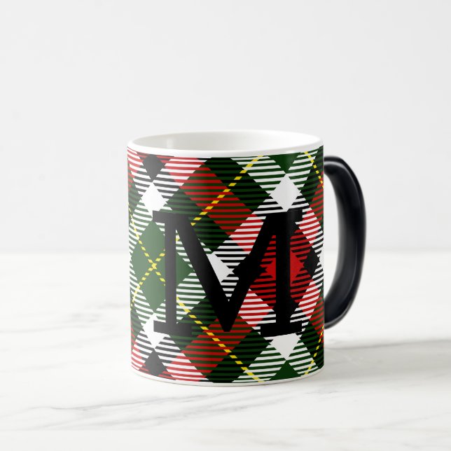 Taza Mágica Navidades Monograma Fiesta inicial (Anverso derecho)