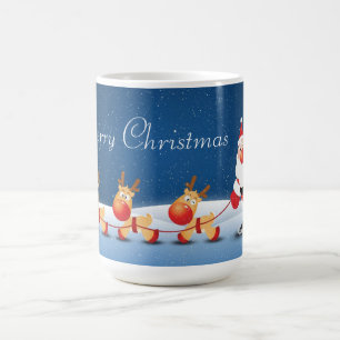 Taza Mágica Navidades Morphing Mug/Santa y Reindeer