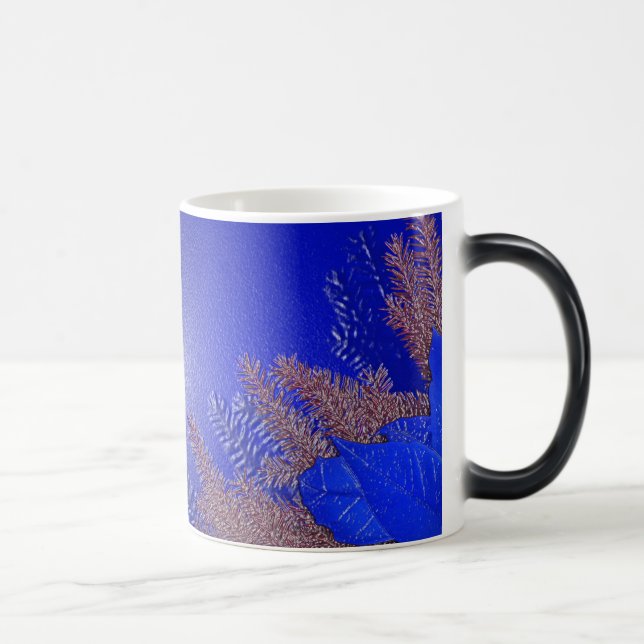 Taza Mágica Navidades Poinsettia Blue III (Derecha)