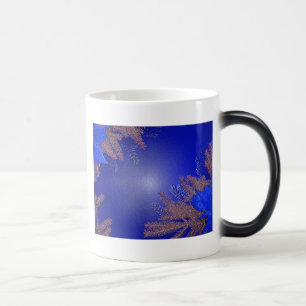 Taza Mágica Navidades Poinsettia Blue III