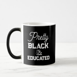 Taza Mágica Negro Agraciado y Educado
