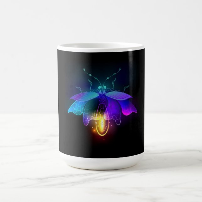Taza Mágica Neon Firefly en negro (Centro)