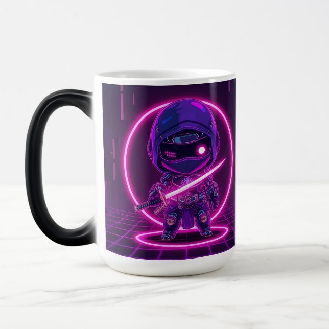 Taza Mágica Neon Robotic Ninja (Izquierda)