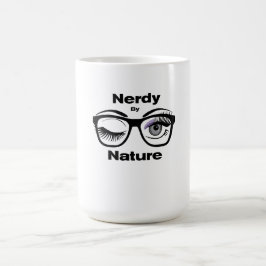 Taza Mágica Nerdy by Nature Funny Geek Design with Glasses