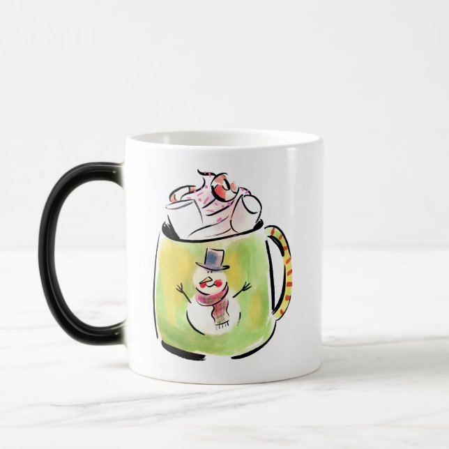 Taza Mágica Nieve y cacao (Izquierda)