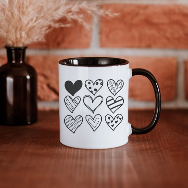 Taza Mágica Nine Hearts Love Día de San Valentín Mug (Subido por el creador)