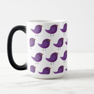 Taza Mágica Niños adorables pájaros