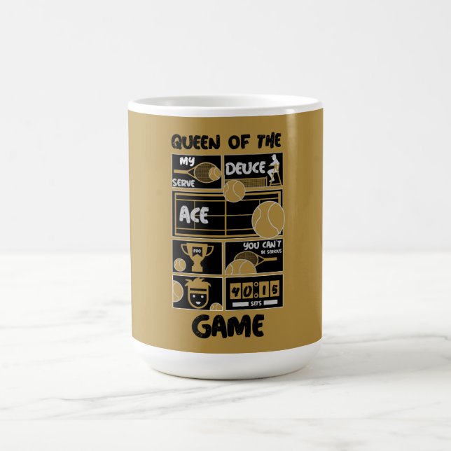 Taza Mágica Niños Jóvenes Tenis Rey Del Juego (Centro)