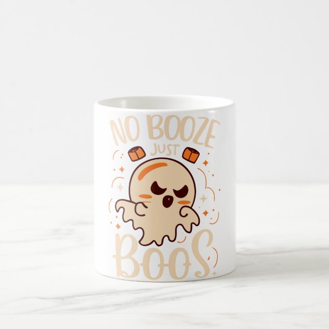 Taza Mágica No a Booze, solo a Boos Halloween (Centro)
