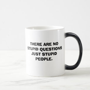 TAZA MÁGICA NO HAY GENTE ESTÚPIDA ESTÚPIDA DE LAS PREGUNTAS