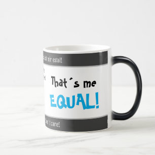 Taza Mágica No me importa - tonta traducción de alemán diciend