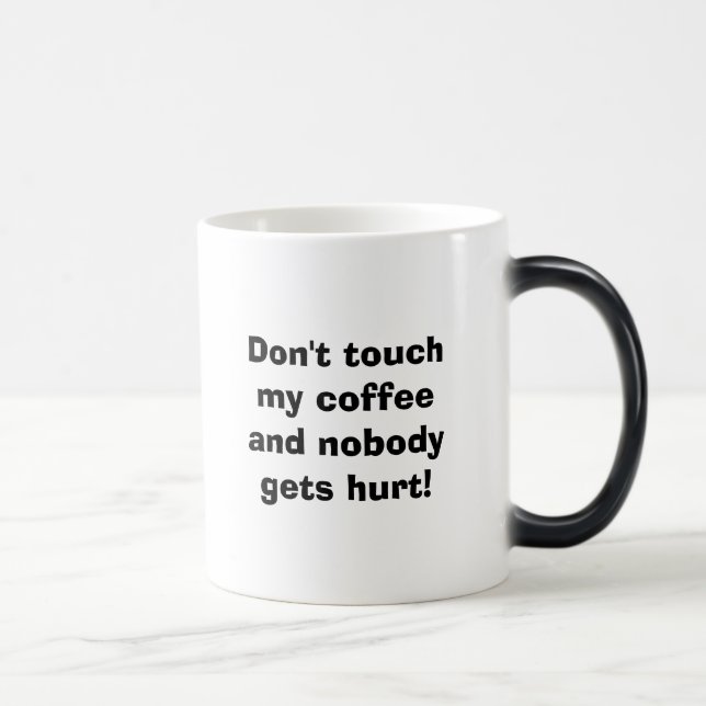 Taza Mágica ¡No toque mi café y nadie consigue daño! Café (Derecha)
