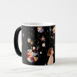 Taza Mágica Noches estrelladas de orbes brillantes