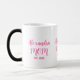 Taza Mágica Nombre de mamá personalizado Establecido Script ro